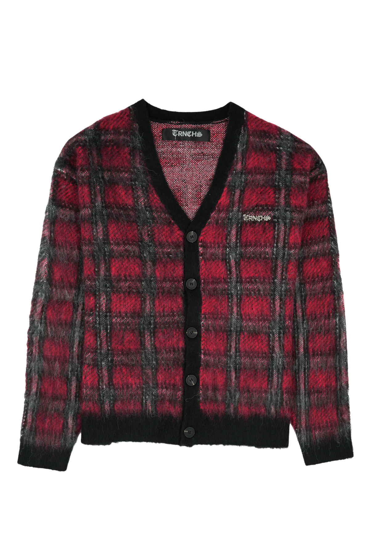 CARLTON BANKS Red/Black Cardigan -