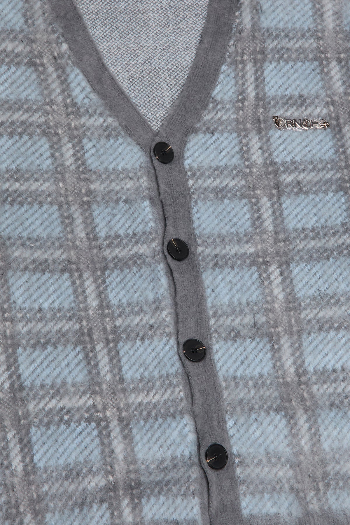 CARLTON BANKS Blue/Grey Cardigan