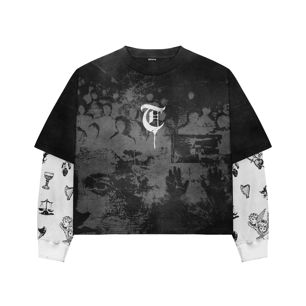 Forged Black Long Sleeve Tee