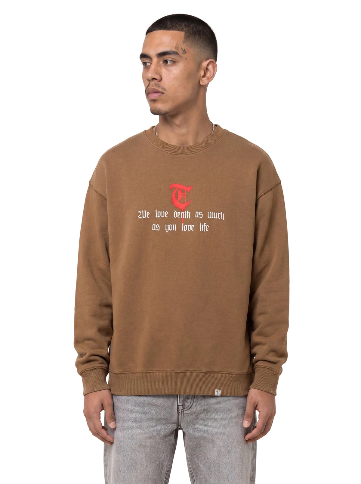 KHANDAQ Mocha Crewneck -