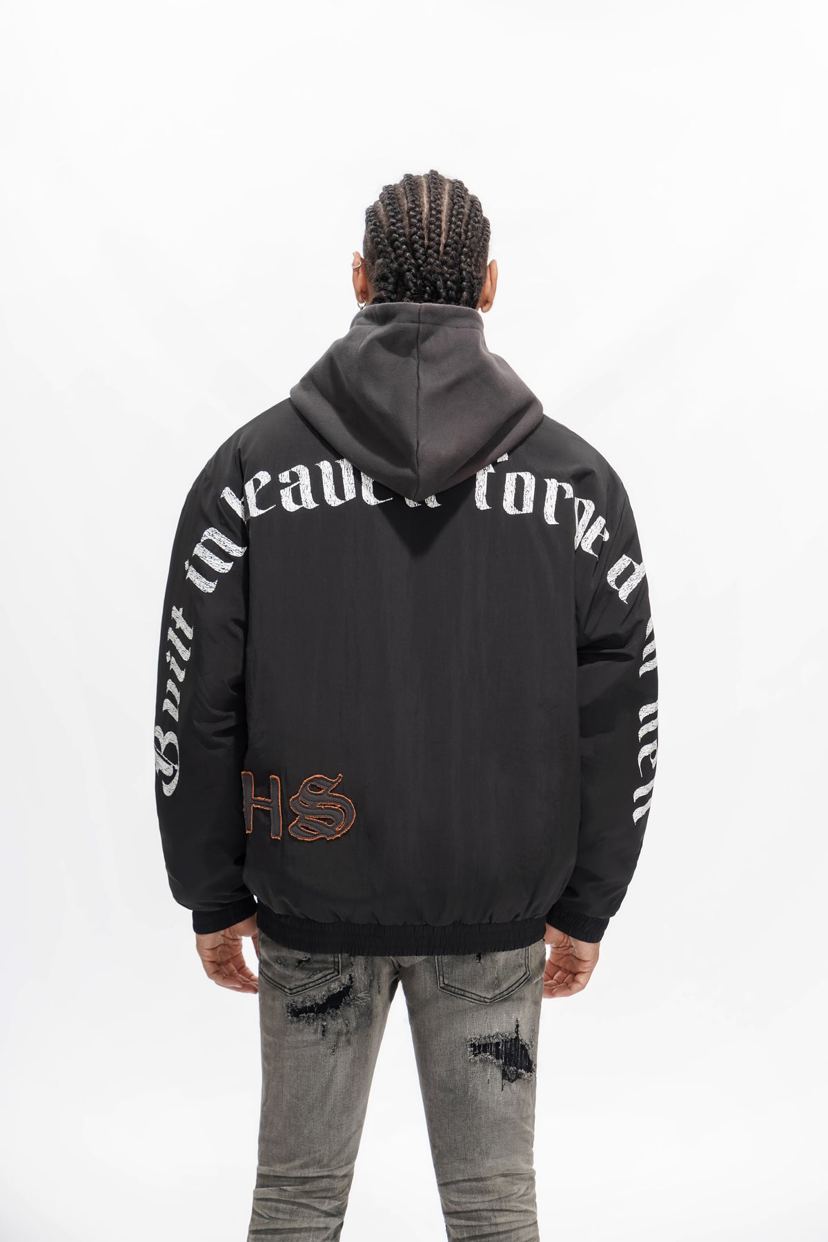 HEAVEN'S ARMOR Black Hoodie-