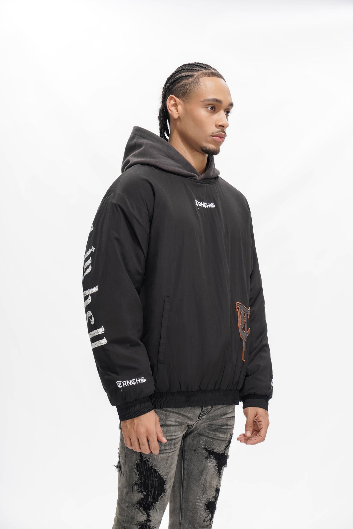 HEAVEN'S ARMOR Black Hoodie-