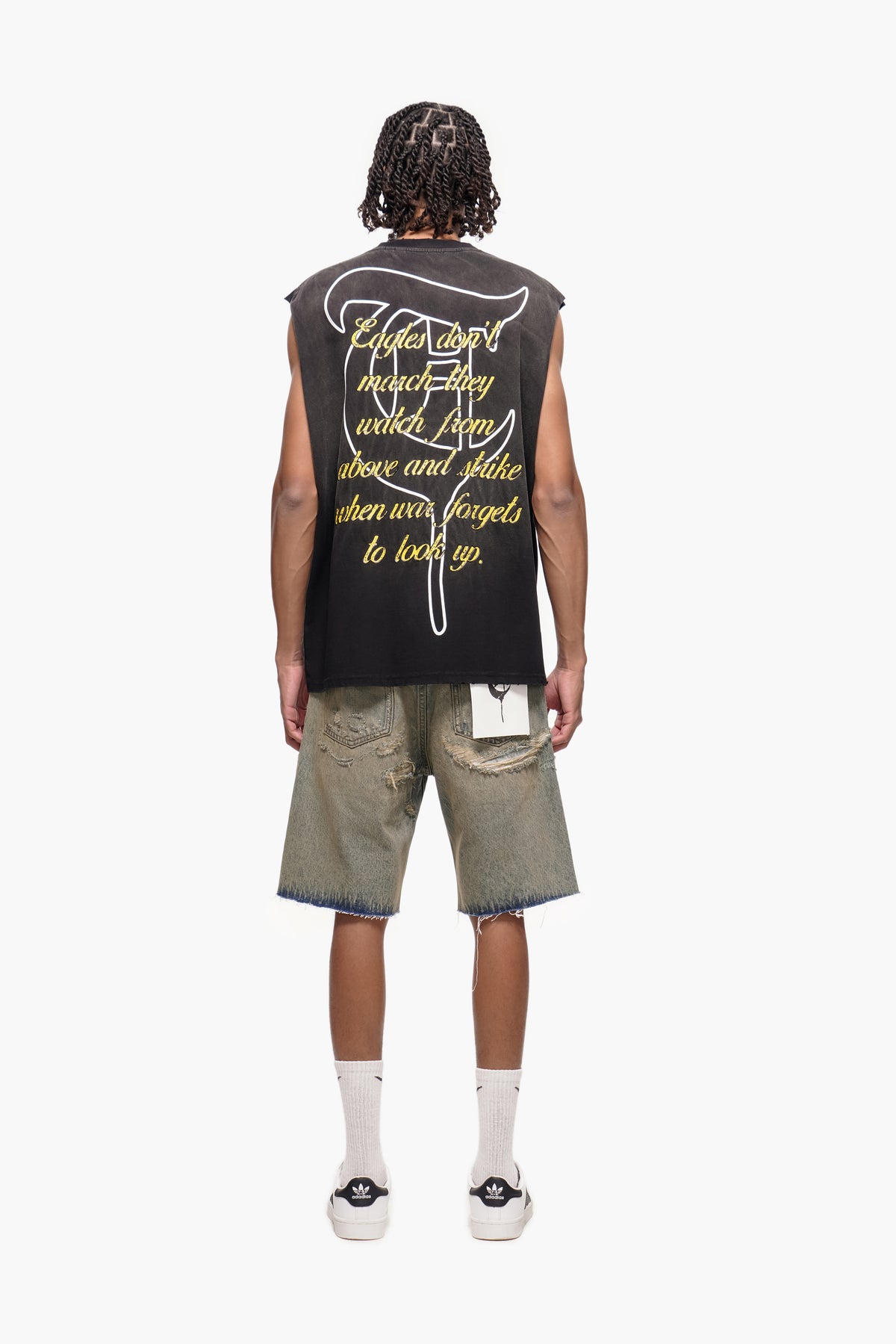 UNCHOSEN FIGHT Black Tank Top -