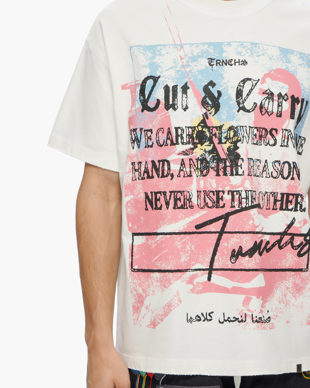 THIS IS TRNCHS White Tee-