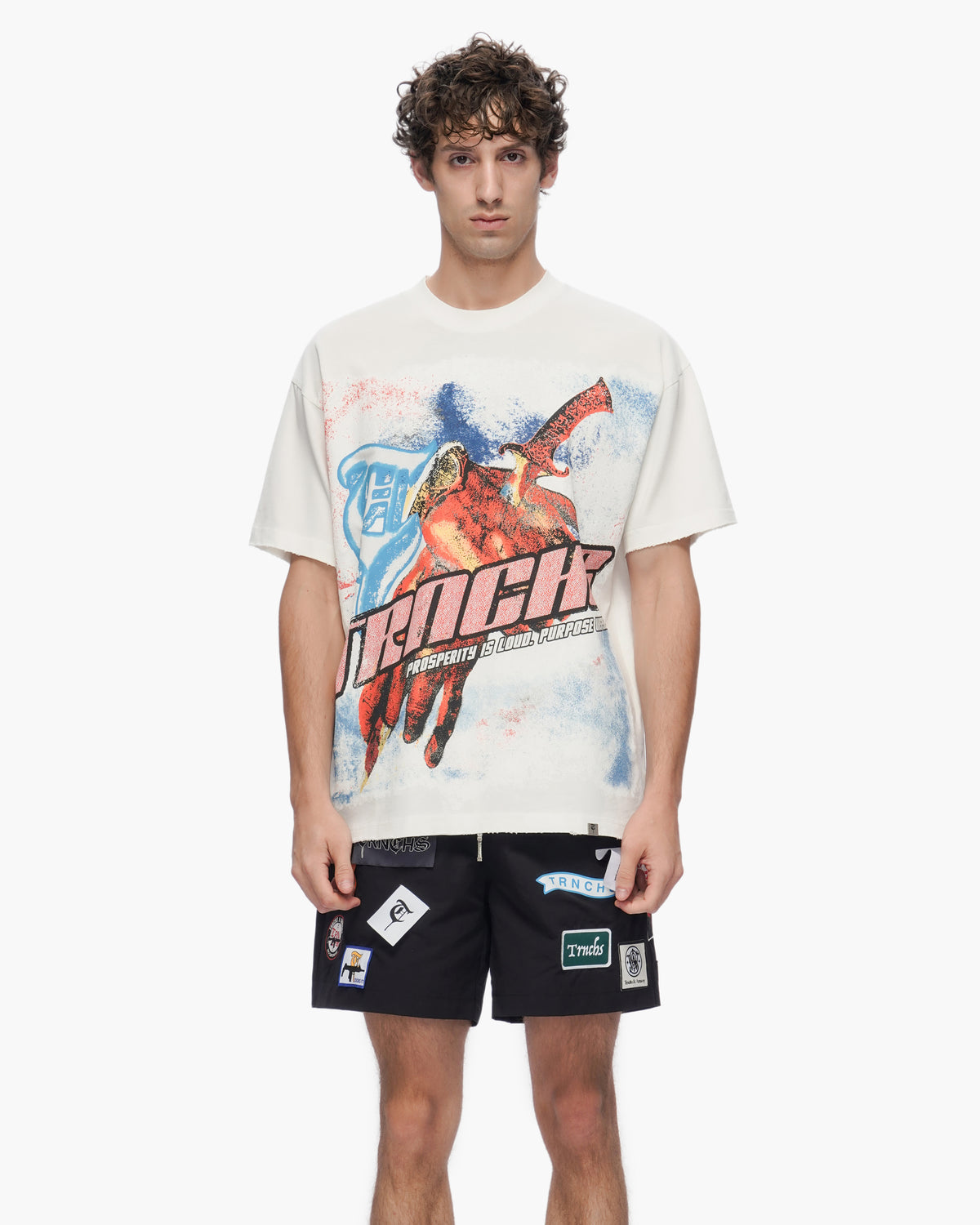 BORN FROM CHAOS White Tee-
