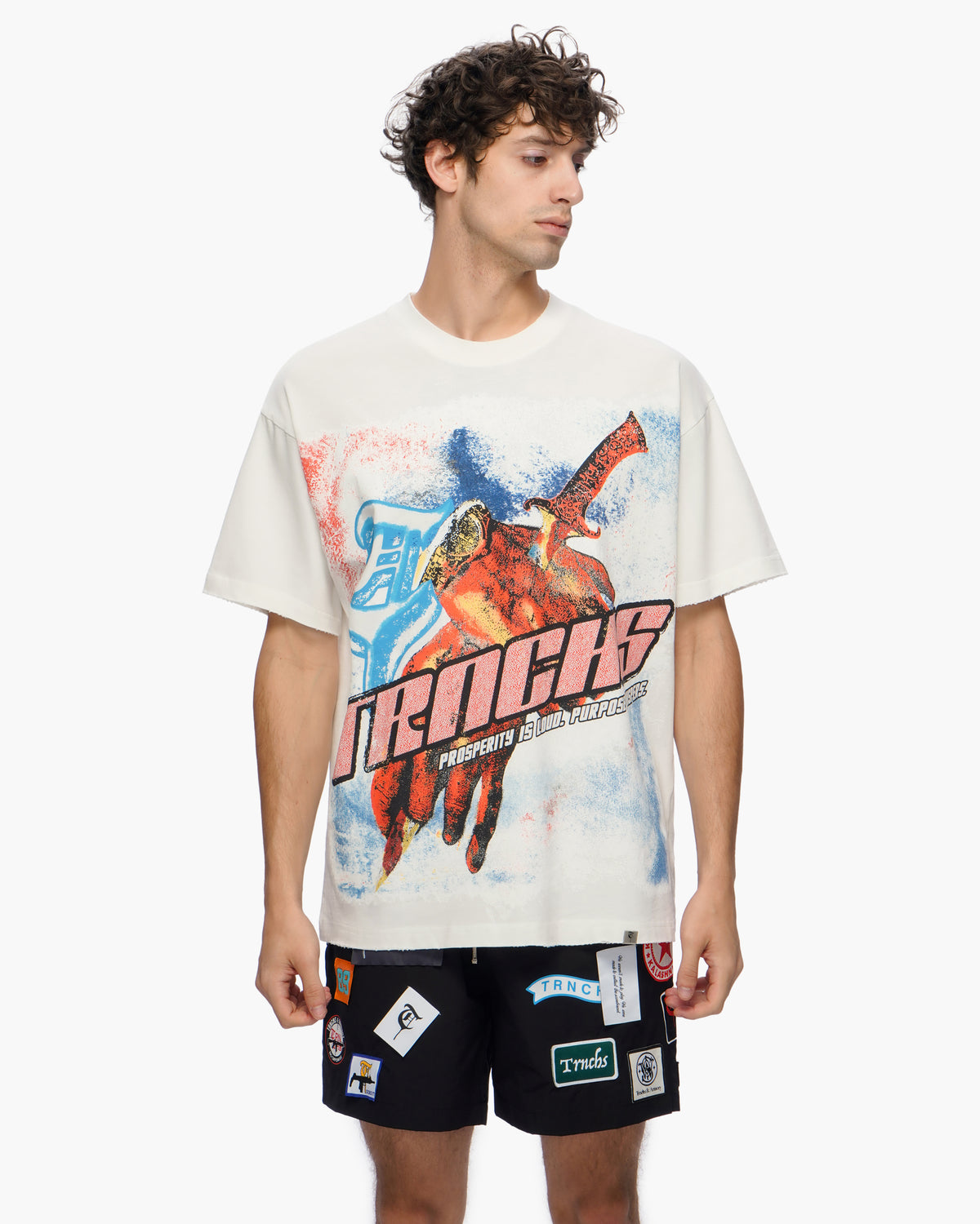 BORN FROM CHAOS White Tee-