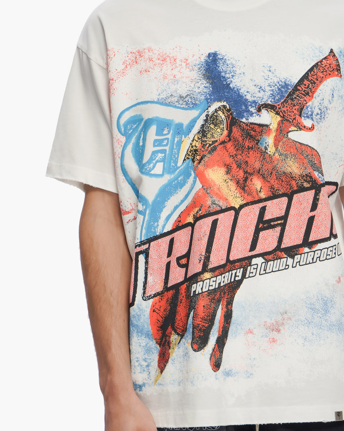 BORN FROM CHAOS White Tee-