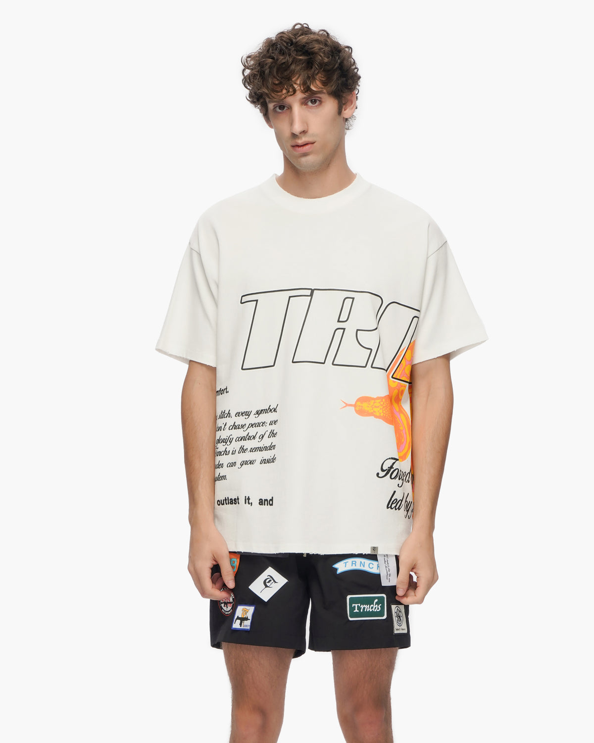 FORGED BY STRUGGLE White Tee -