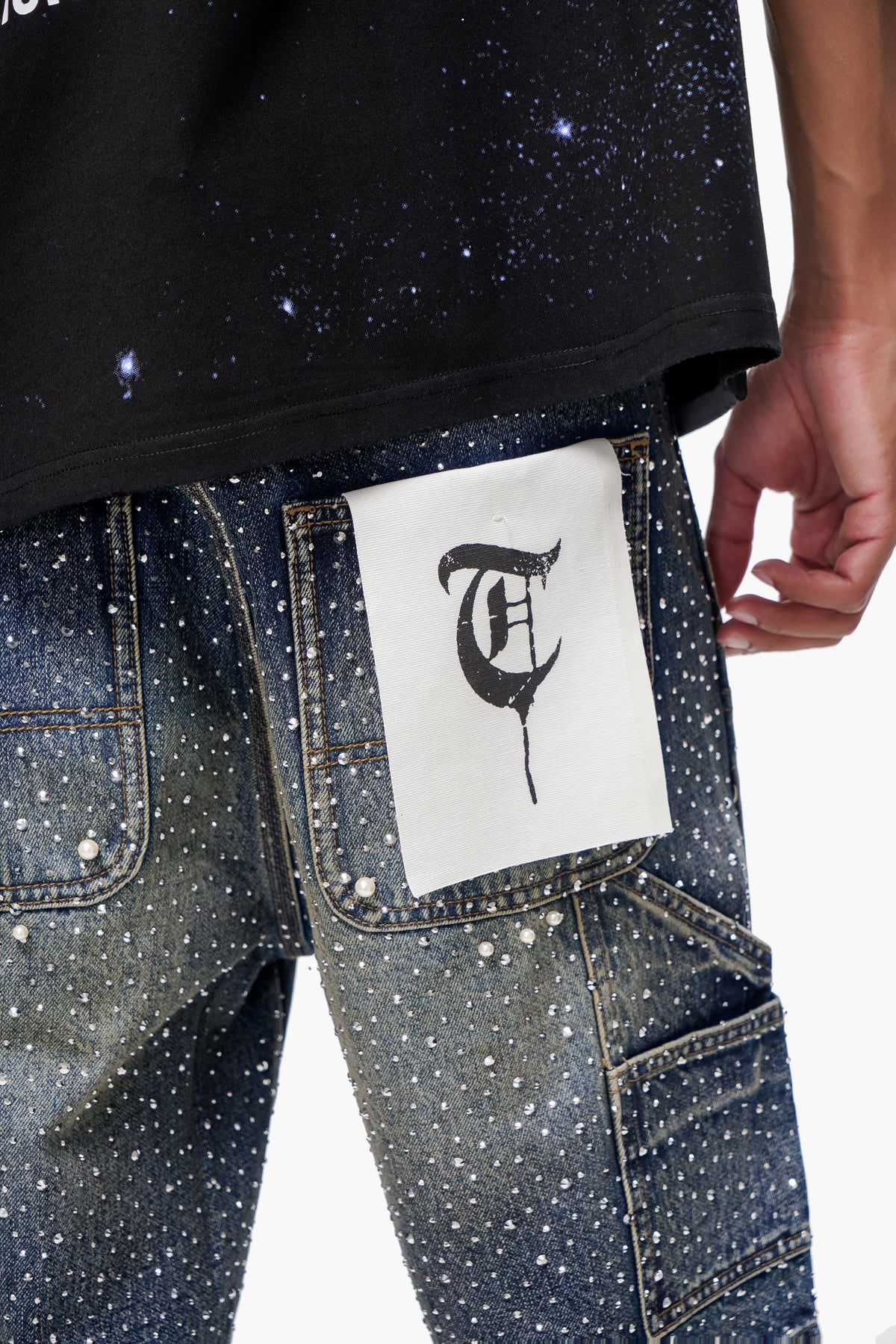 ARMOR - Dark Blue Wash Denim Shorts