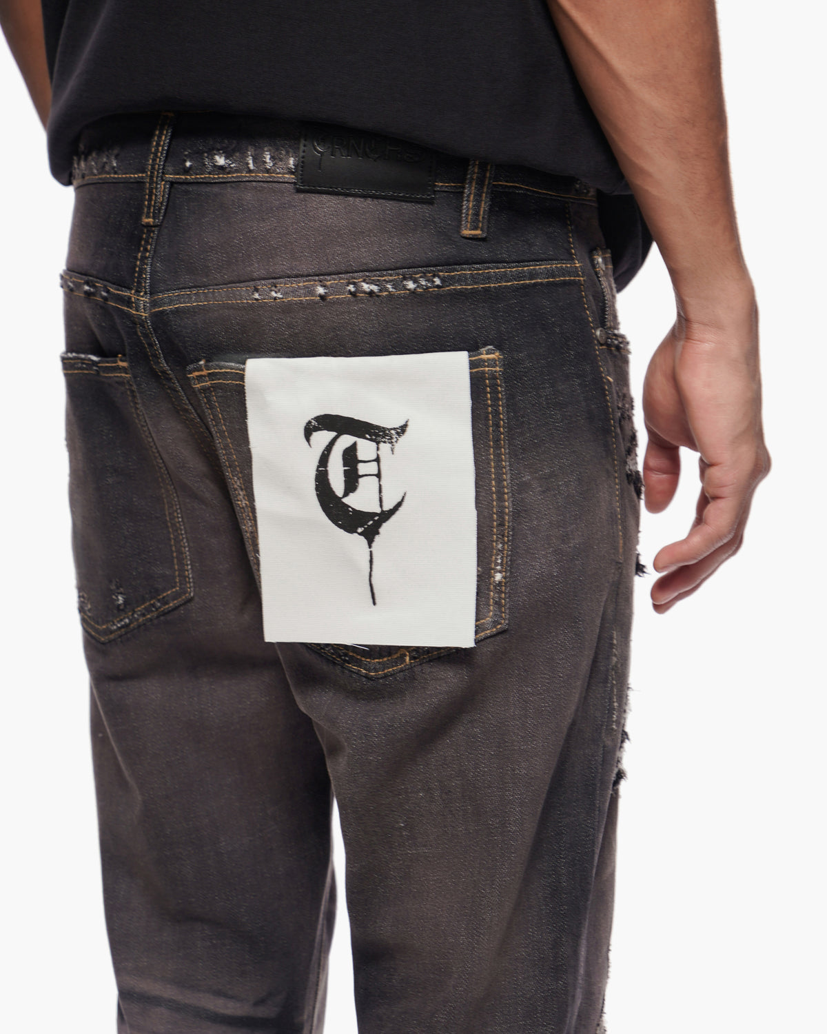 TYRANT - Dark Blue Vintage wash Skinny Denim