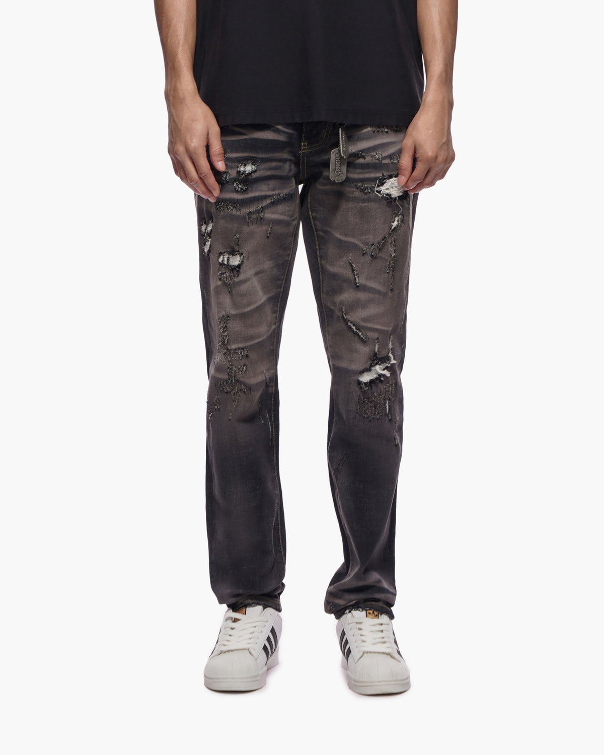 TYRANT - Dark Blue Vintage wash Skinny Denim
