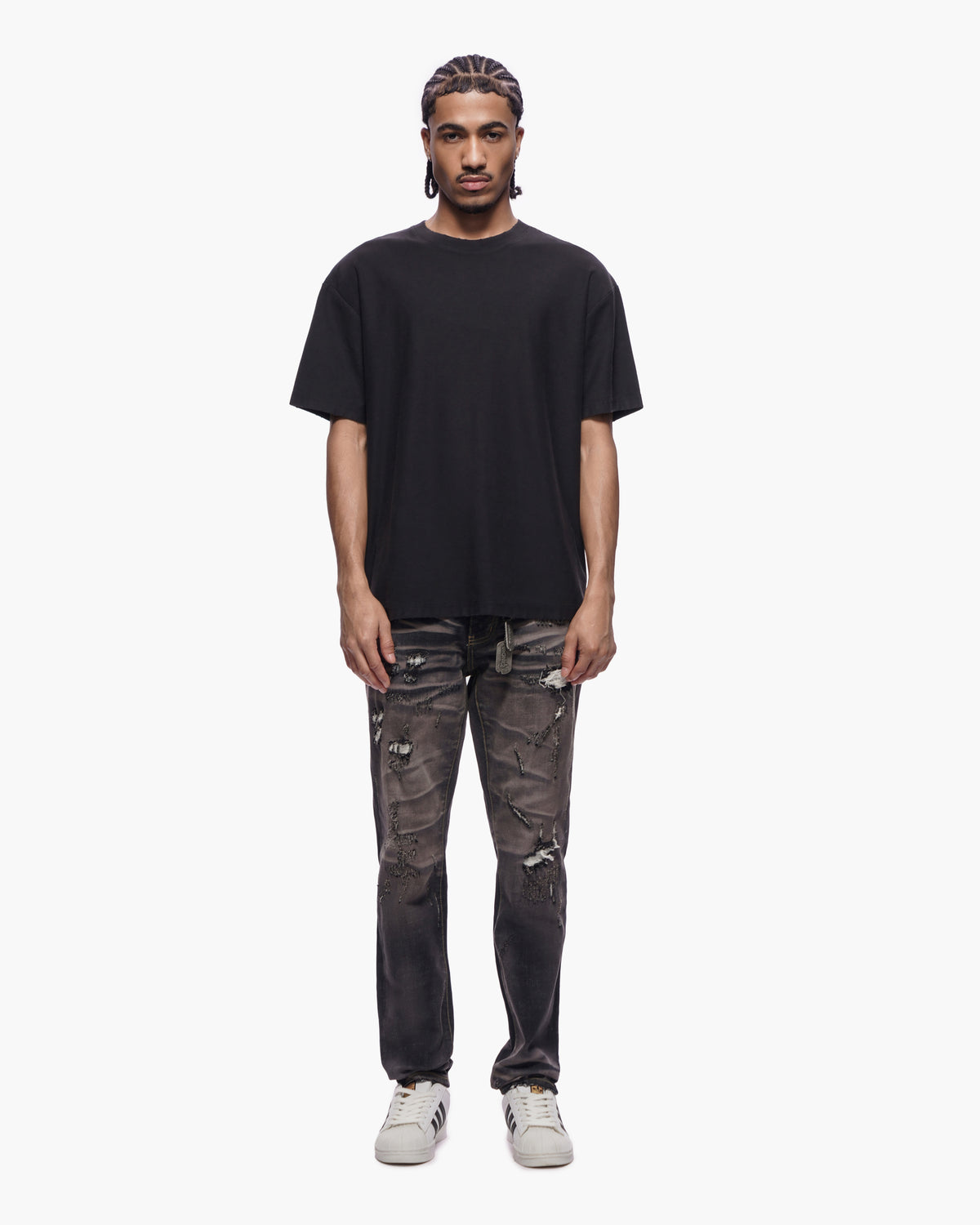 TYRANT - Dark Blue Vintage wash Skinny Denim