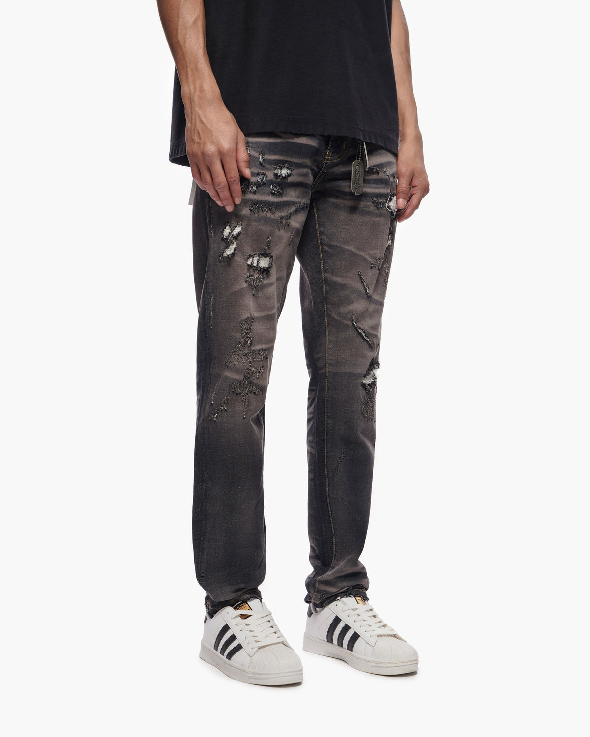 TYRANT - Dark Blue Vintage wash Skinny Denim