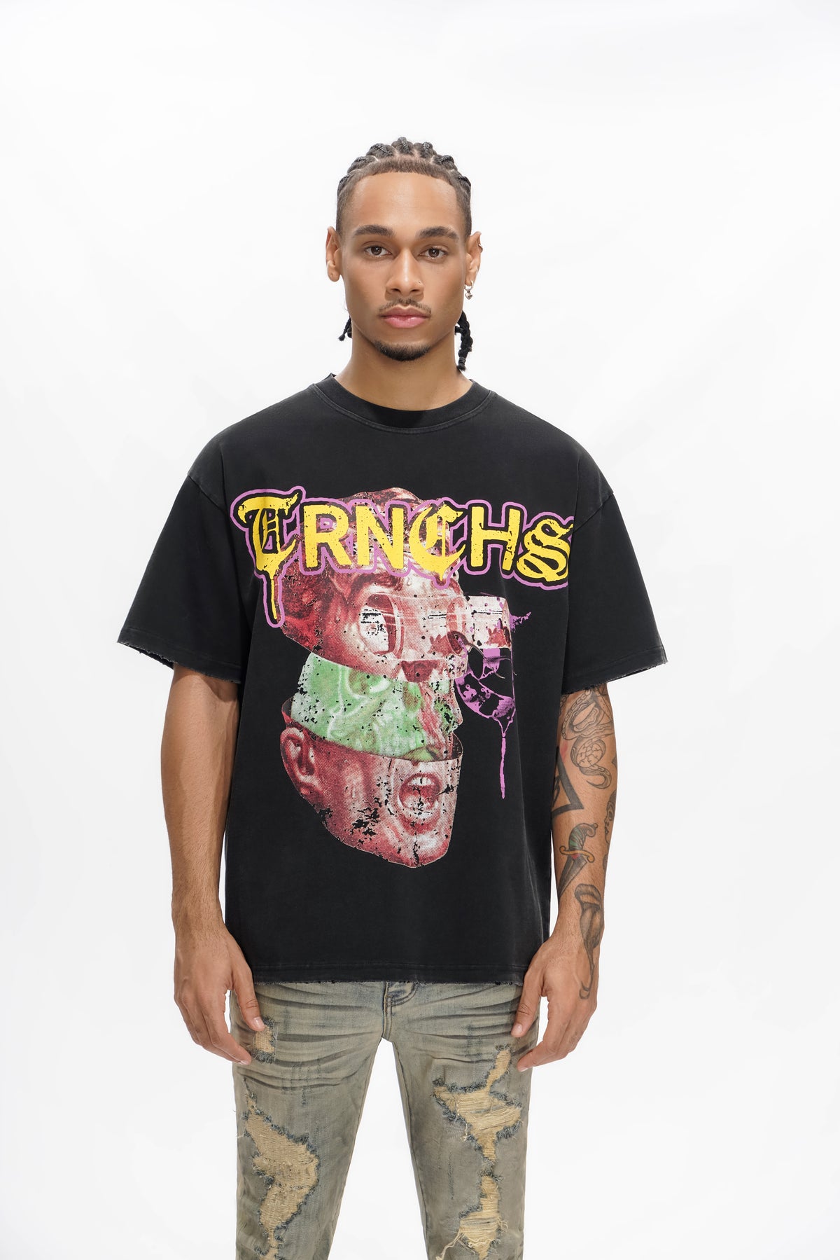 MENTAL WARFARE Black Tee -