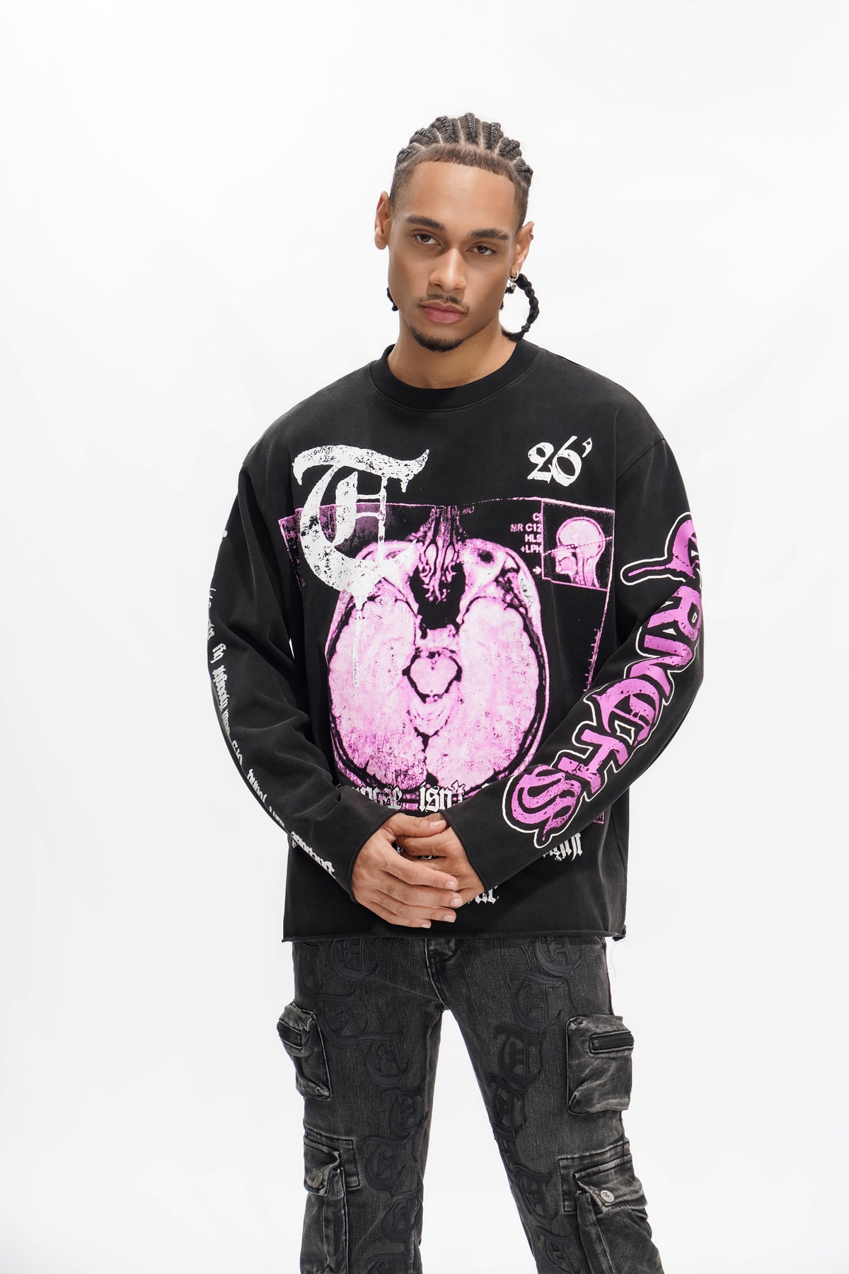 MINDSET Black Crewneck -