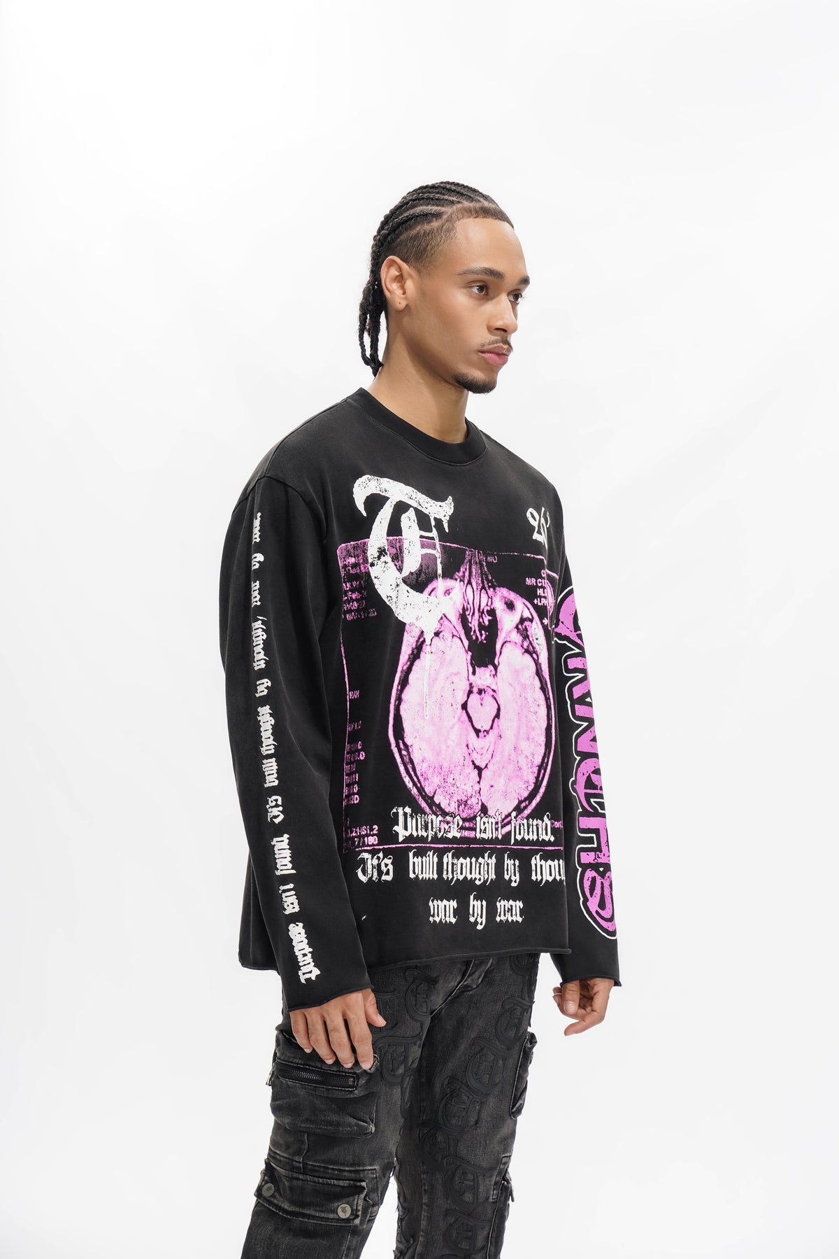 MINDSET Black Crewneck -