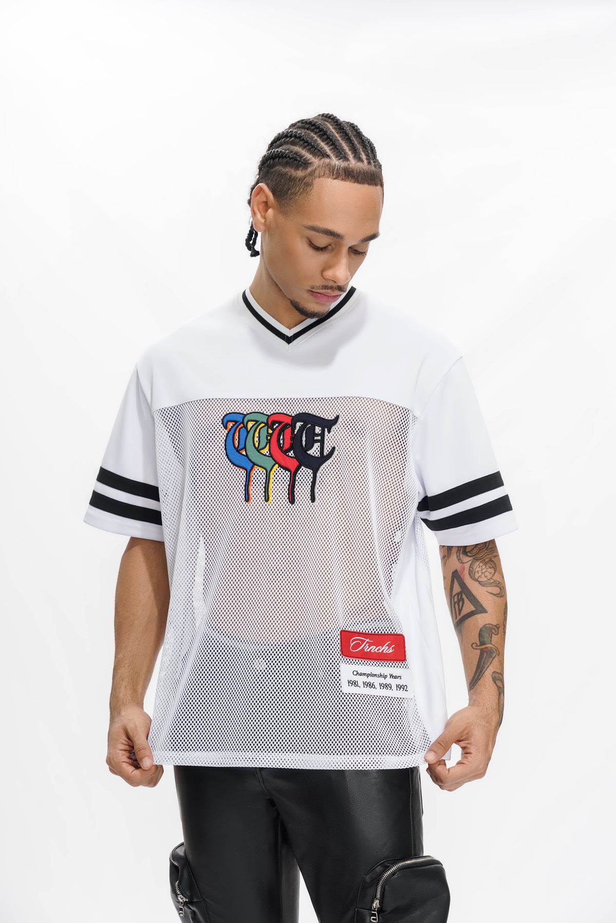 4BROTHERS WEISSES T-SHIRT