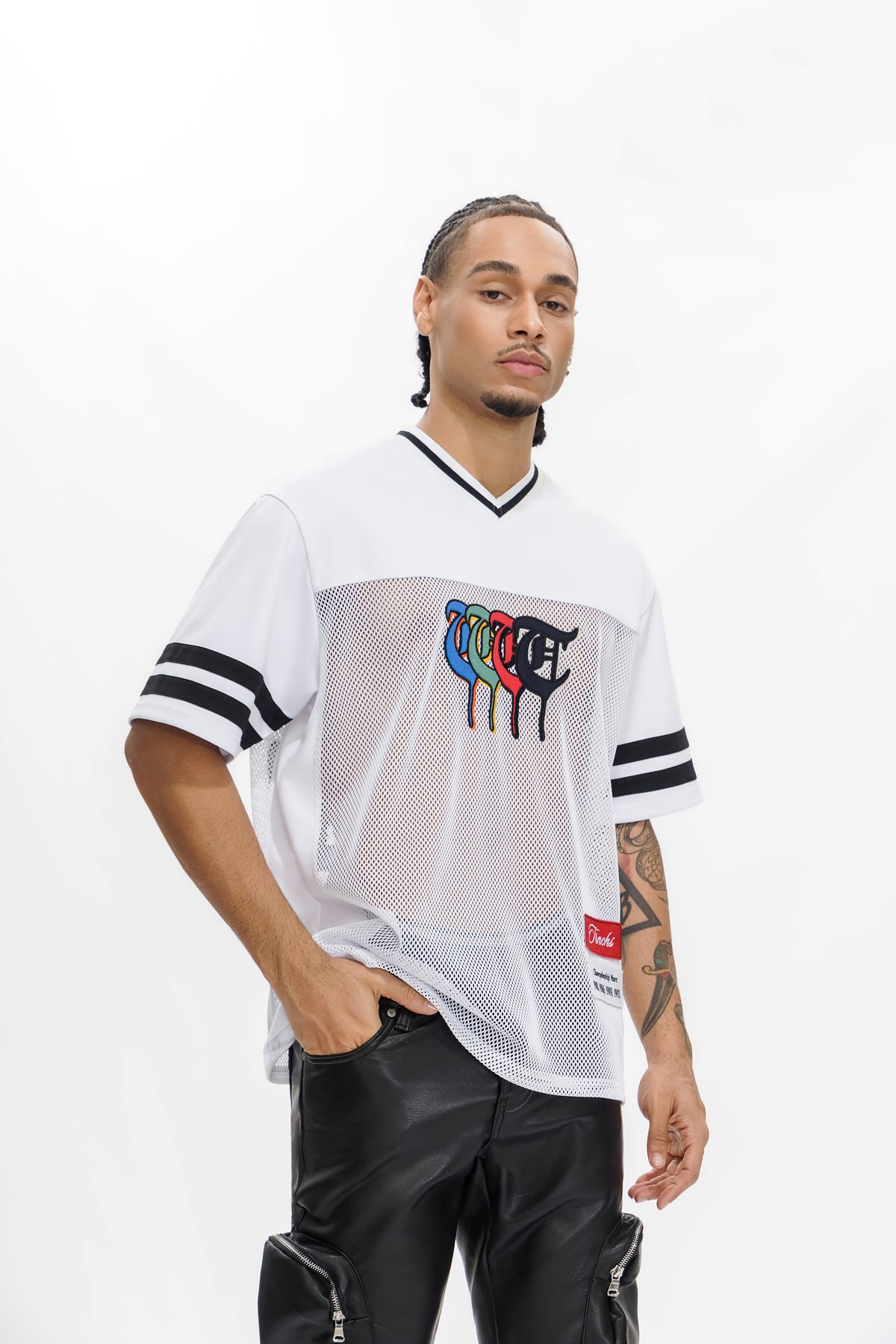 4BROTHERS WEISSES T-SHIRT