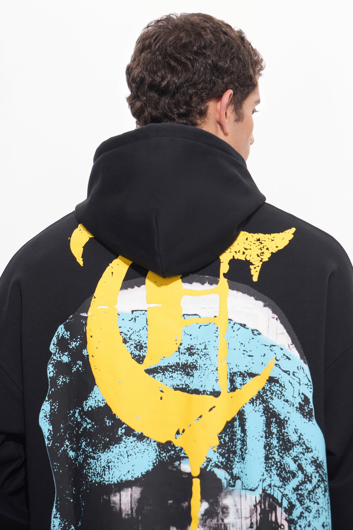 SIGHT OF THE SHORE Black Hoodie-