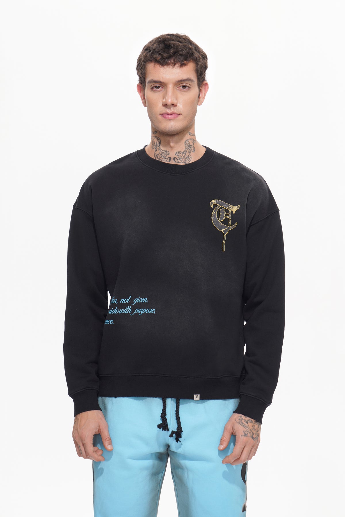 ANGELS AMOUNG VULTURE Black Sweater-