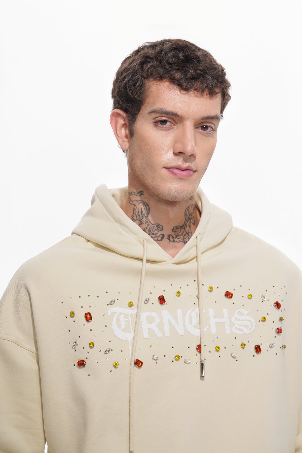 BLOOD DIAMOND Cream Hoodie-