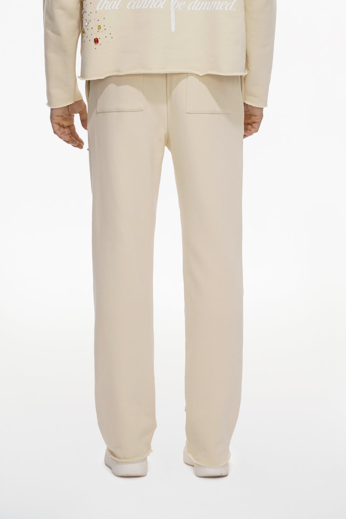 BLOOD DIAMOND Cream Sweat Pants-