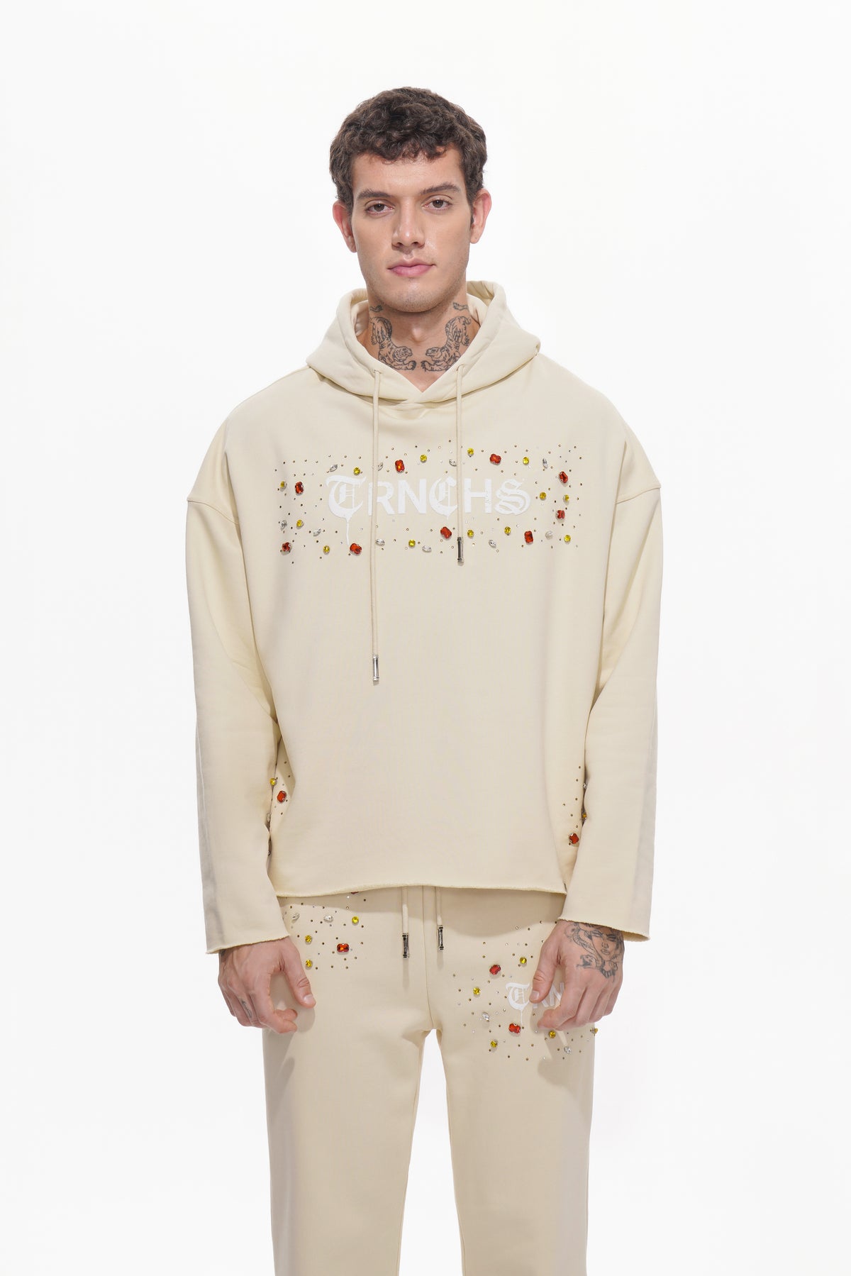 BLOOD DIAMOND Cream Hoodie-