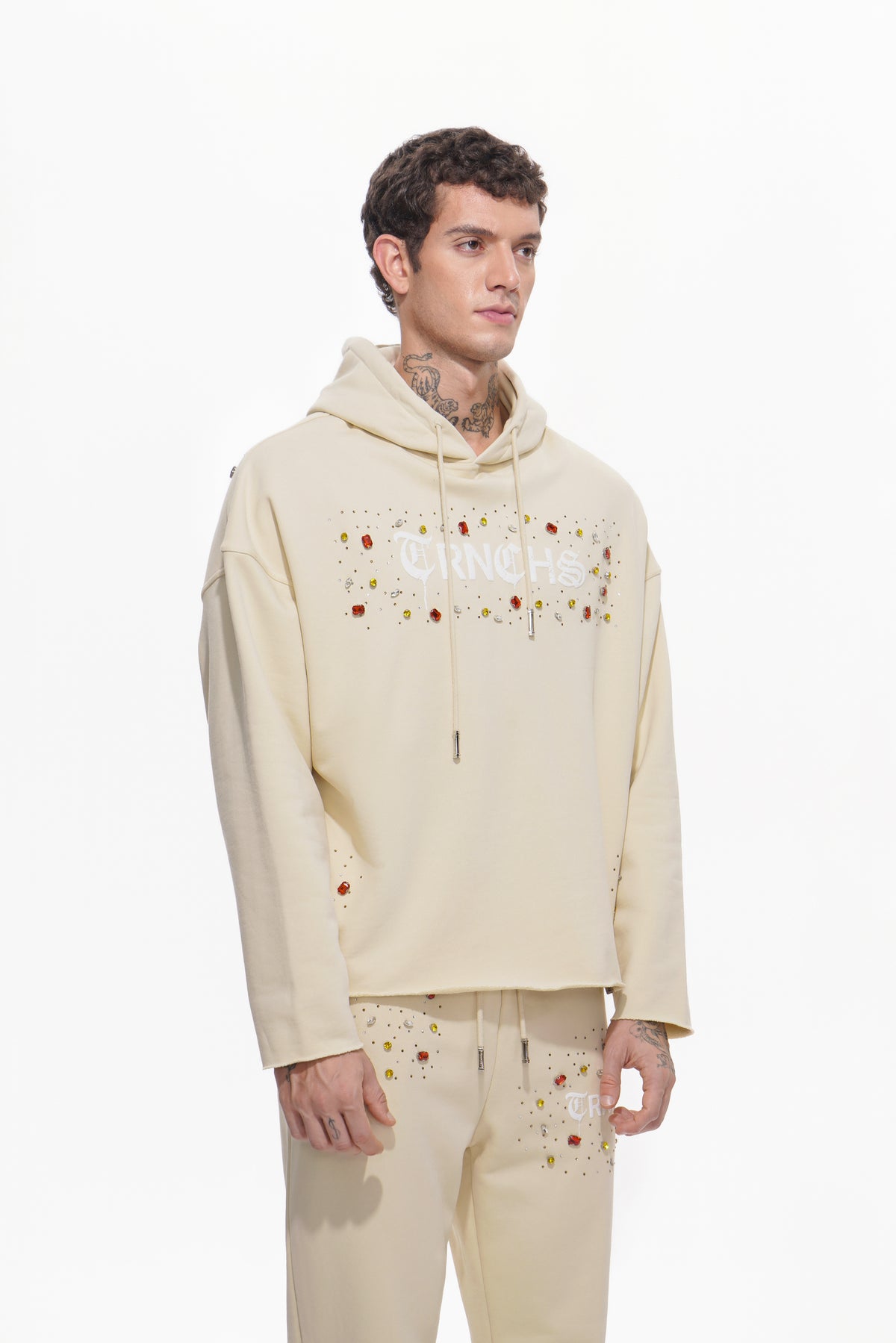 BLOOD DIAMOND Cream Hoodie-