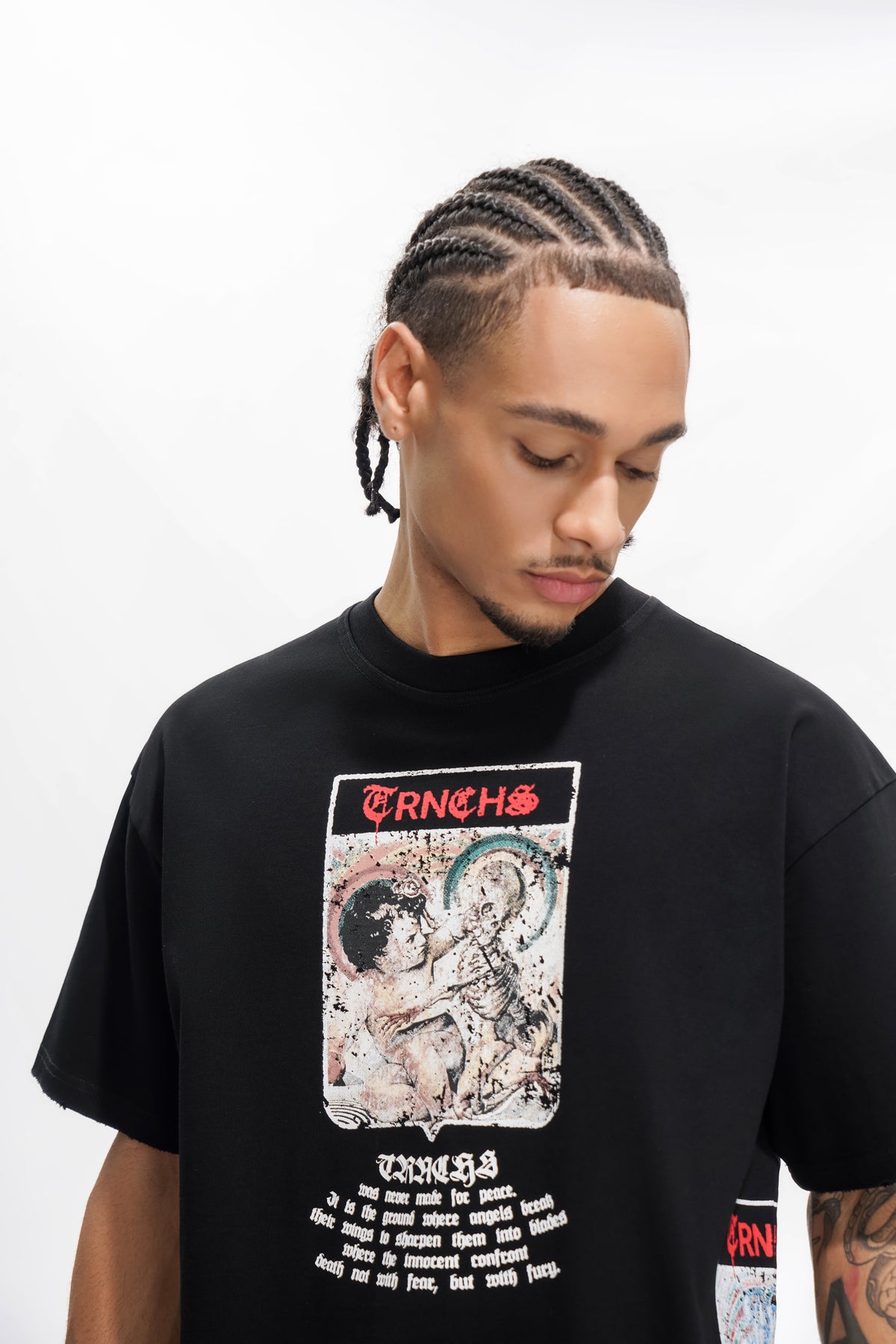 T-shirt noir MILITANT GOTHIC