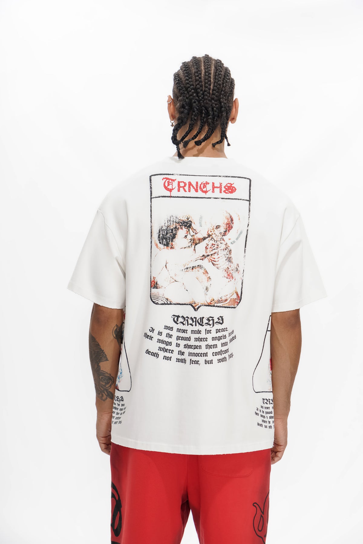 MILITANT GOTHIC Weißes T-Shirt