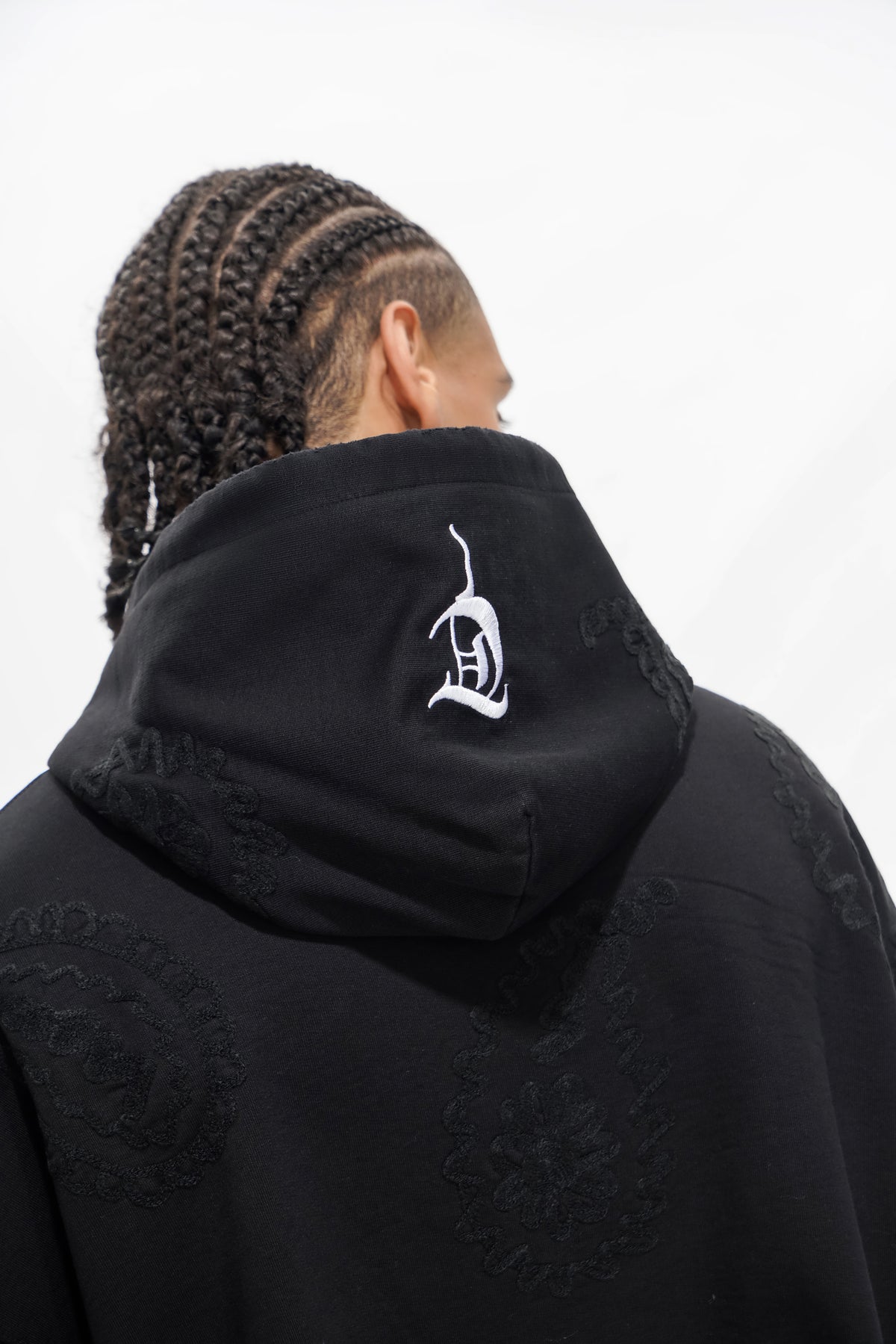 PAISLEY COMMAND Black Hoodie -