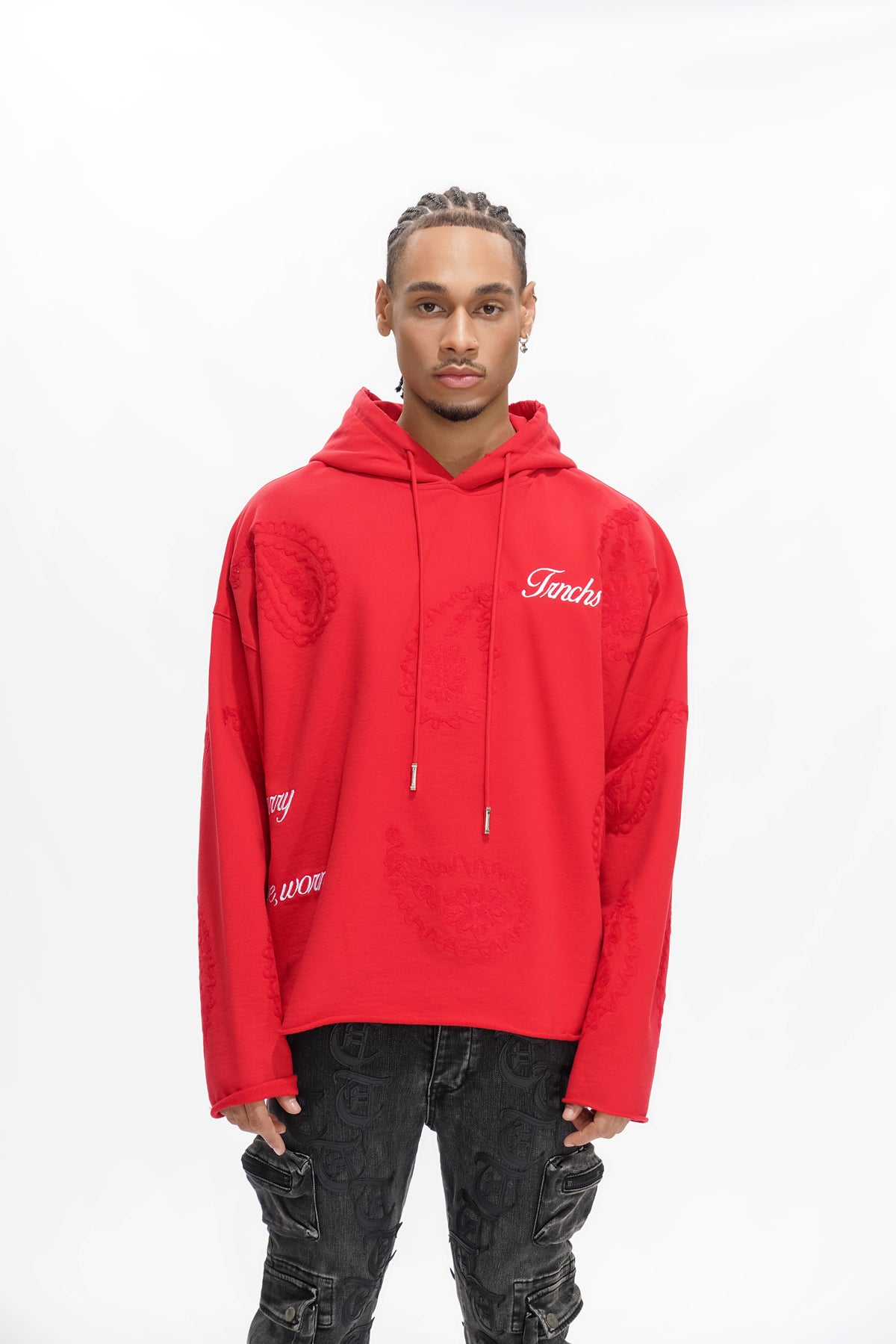PAISLEY COMMAND Red Hoodie -