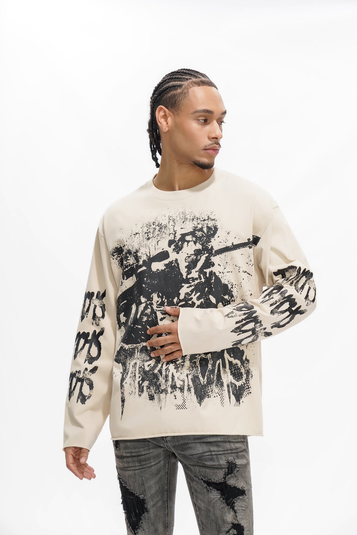 OPERATOR White Long Sleeve-