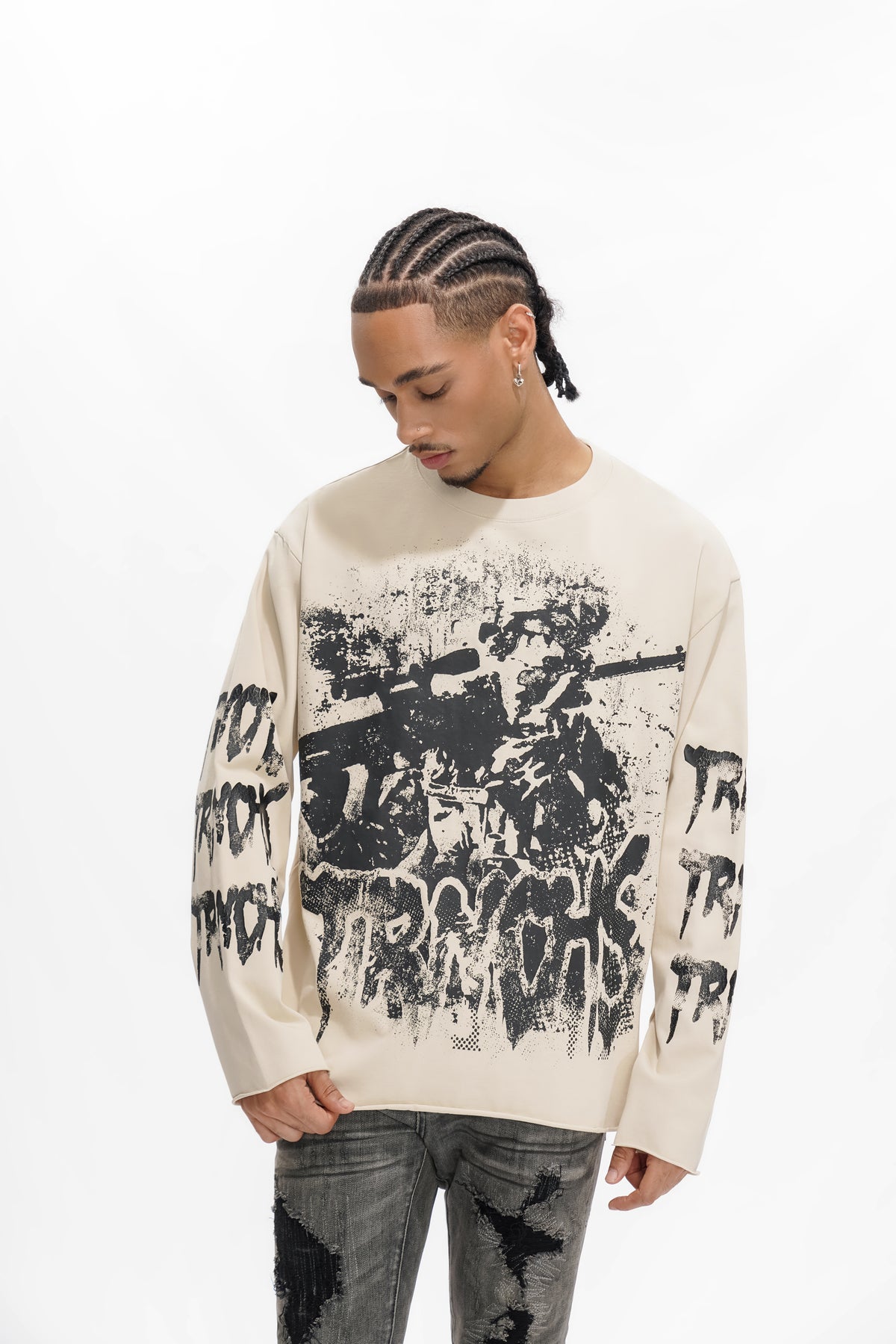 OPERATOR White Long Sleeve-