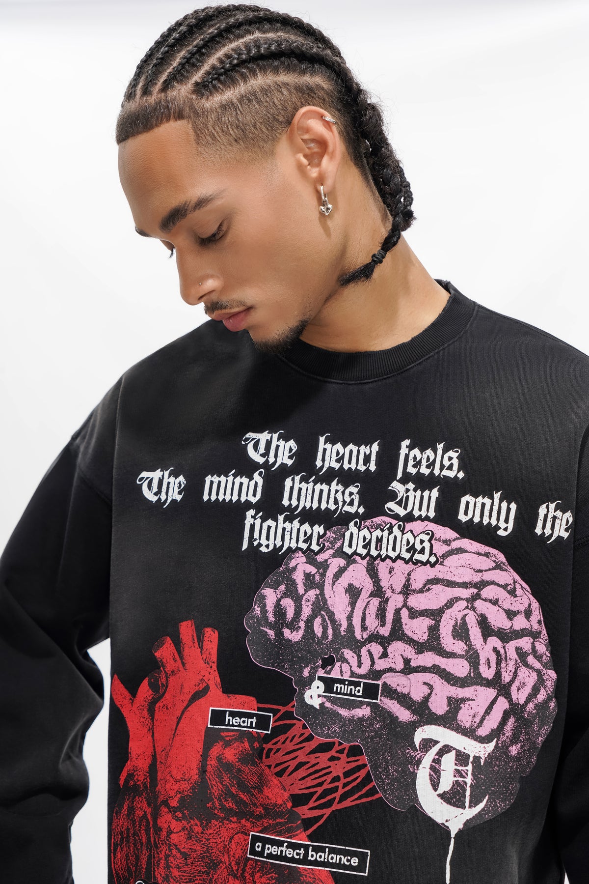 HEART & MIND Black Sweater-