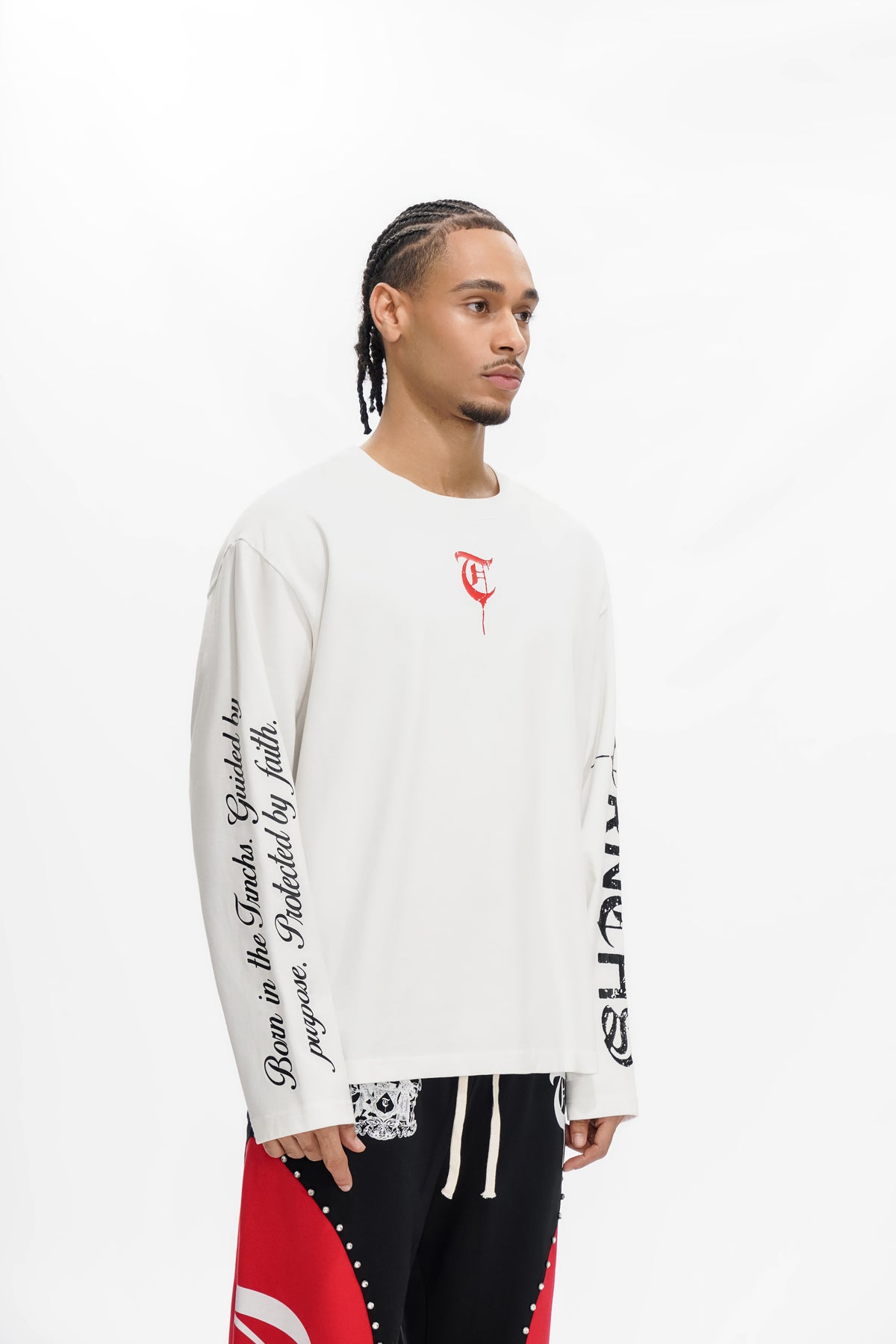 HIND RAJAB White Long-sleeve Tee -