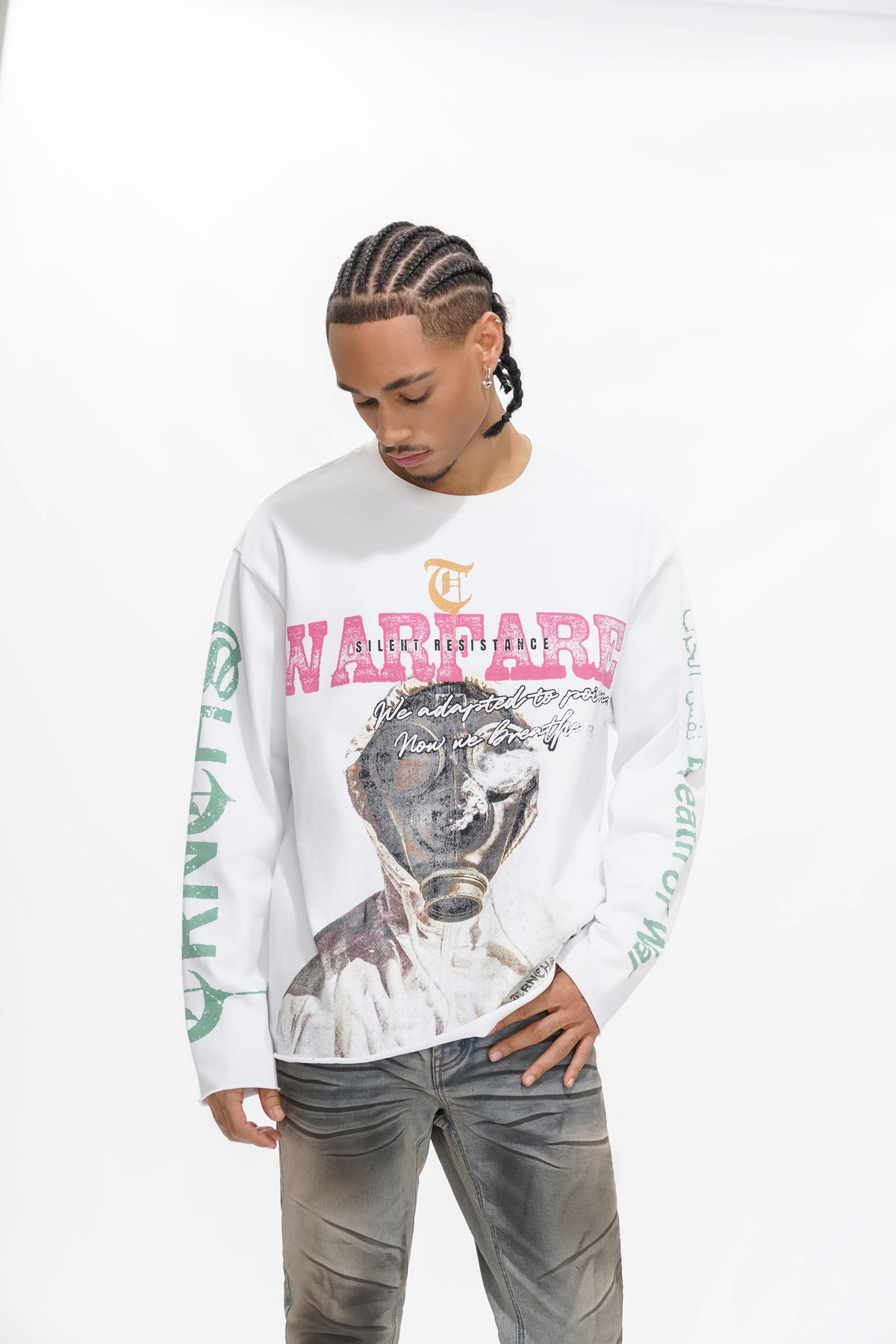 WARFARE White Long Sleeve -