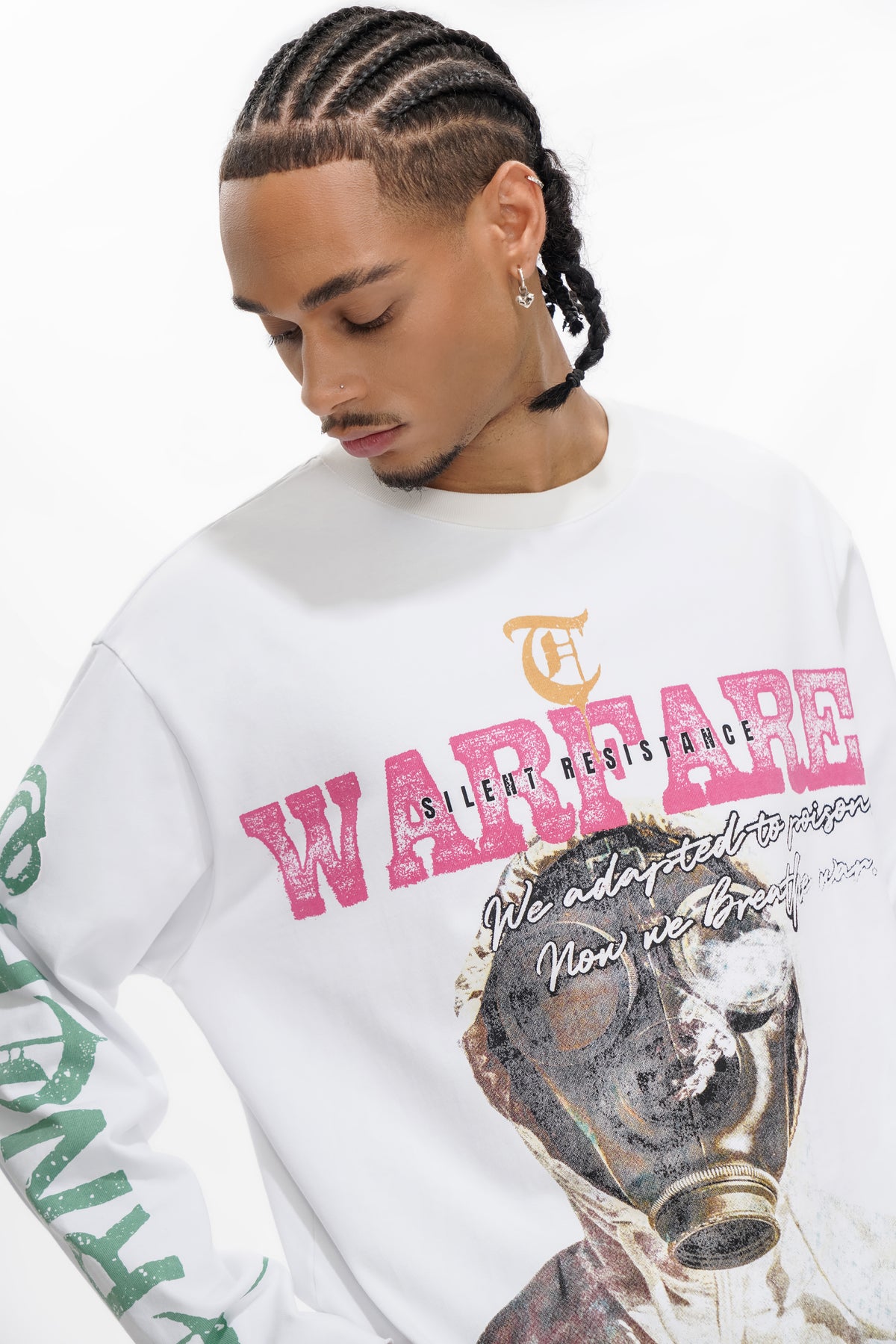 WARFARE White Long Sleeve -