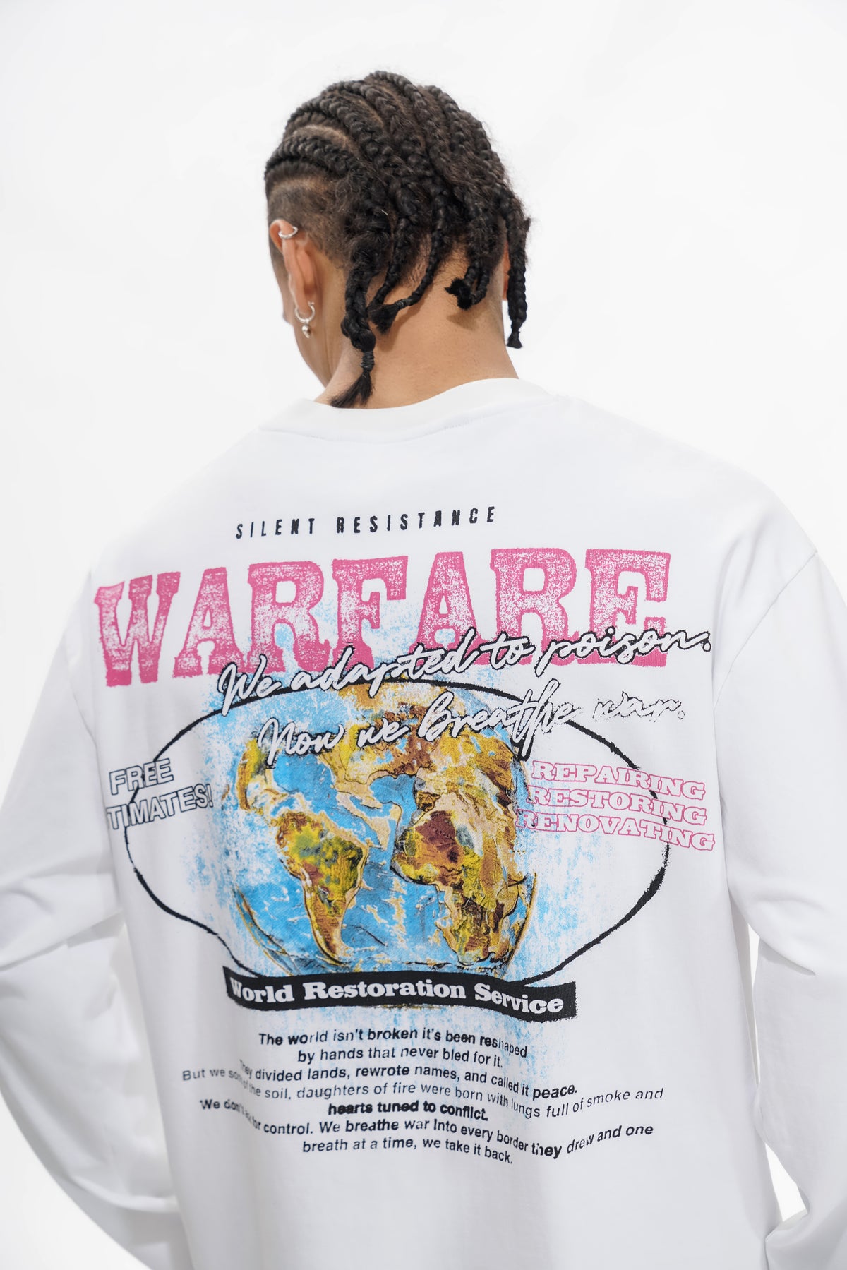 WARFARE White Long Sleeve -