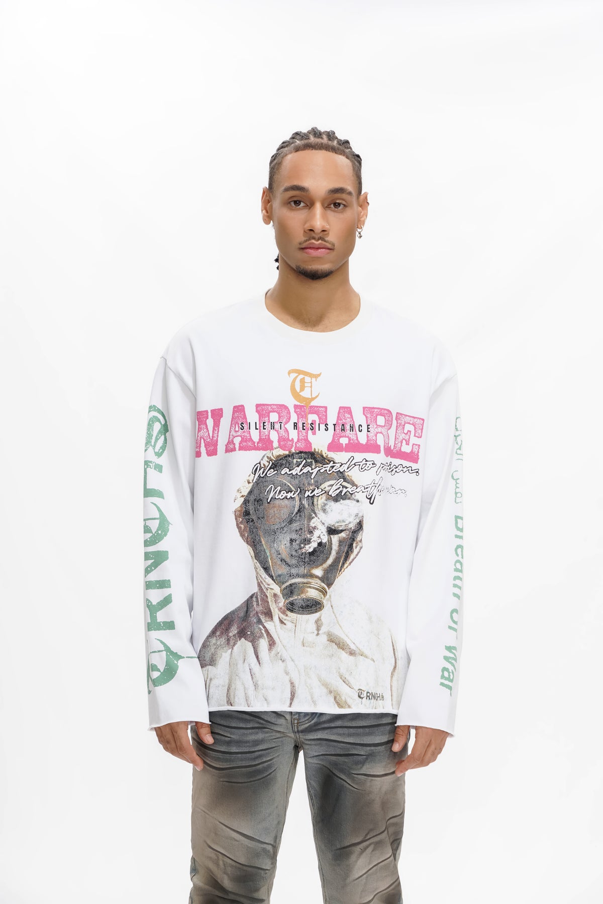 WARFARE White Long Sleeve -