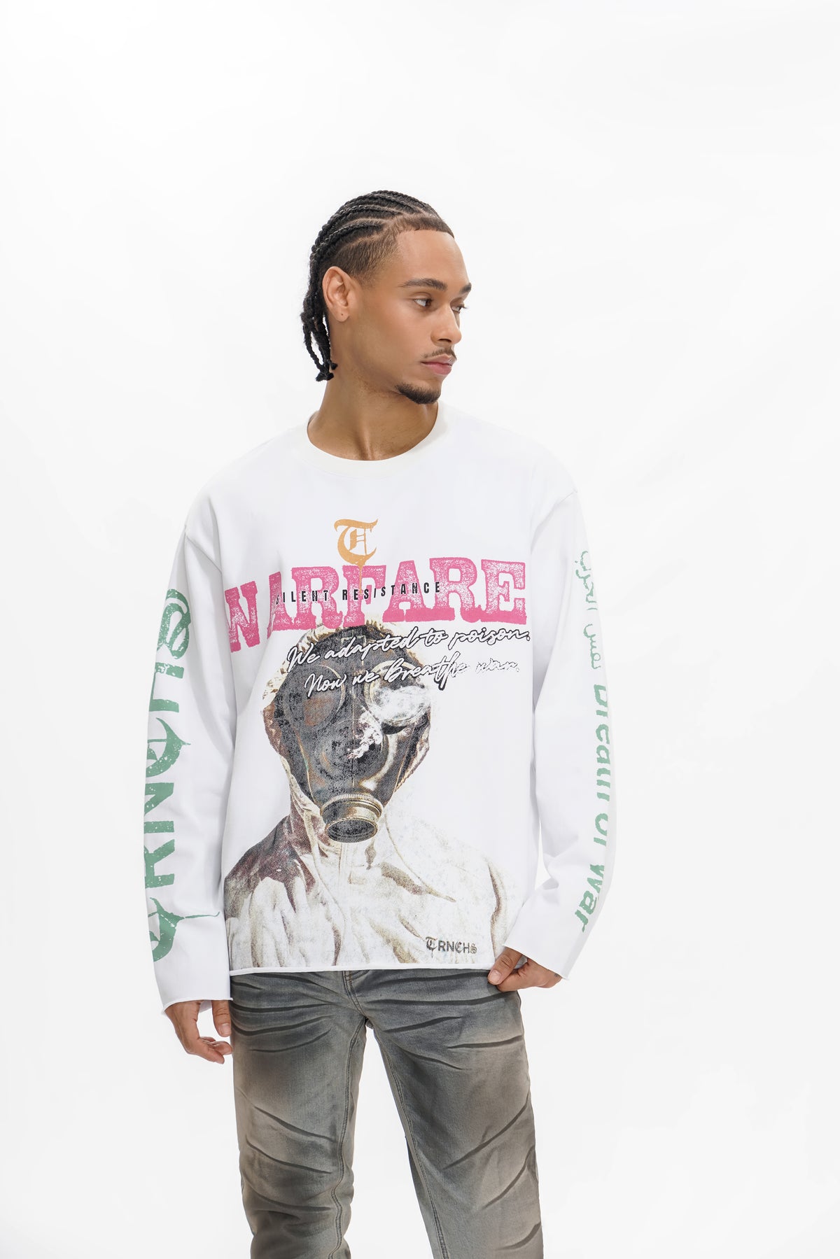 WARFARE White Long Sleeve -