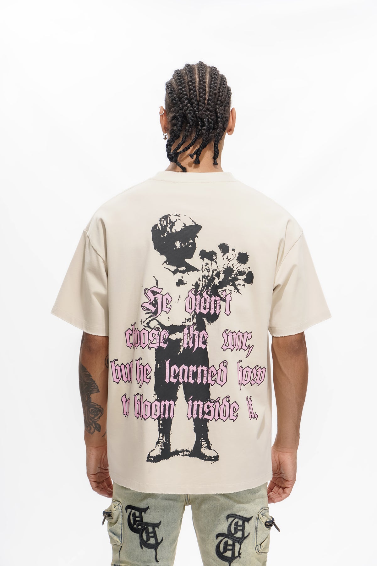 THORNS & PURPOSE Off-White T-Shirt