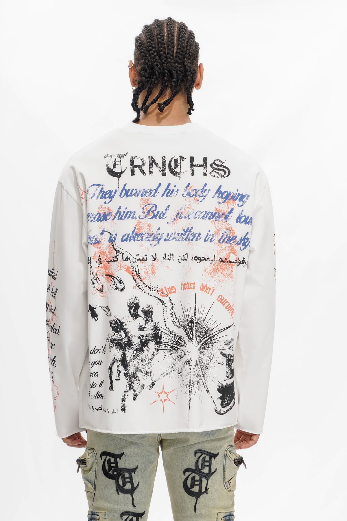 FIELD NOTES White Long Sleeve -