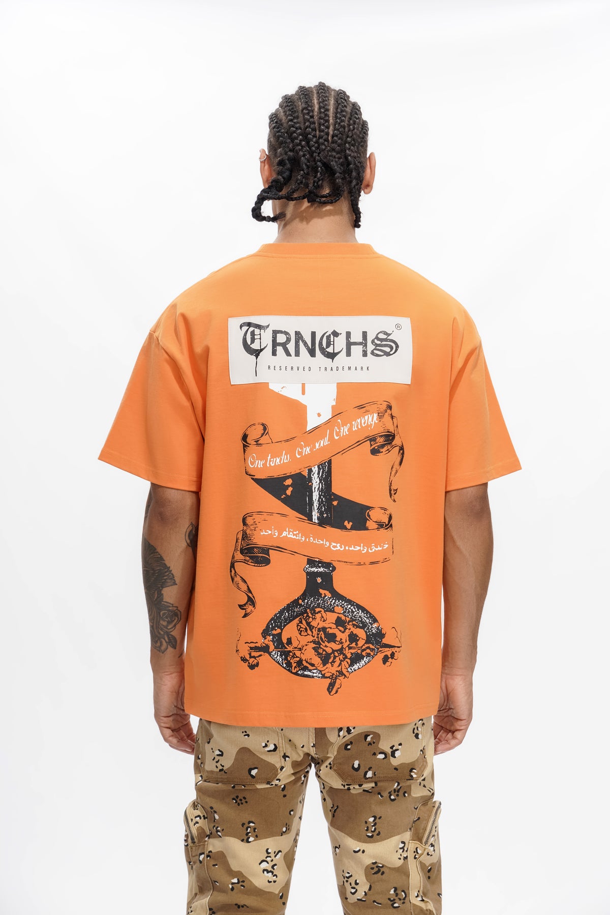Schlüssel zum Krieg Orange T-Shirt