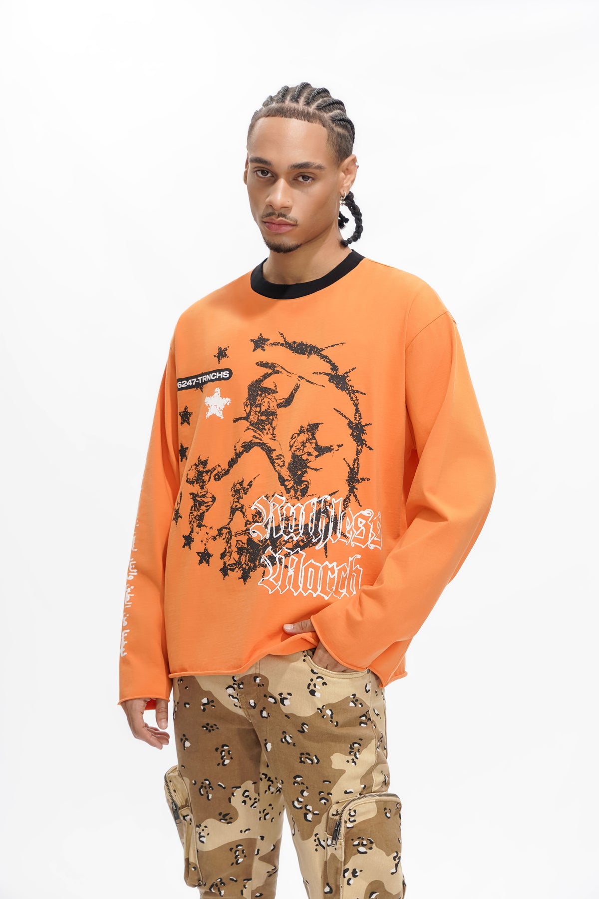 KEY TO WAR Orange Long Sleeve -