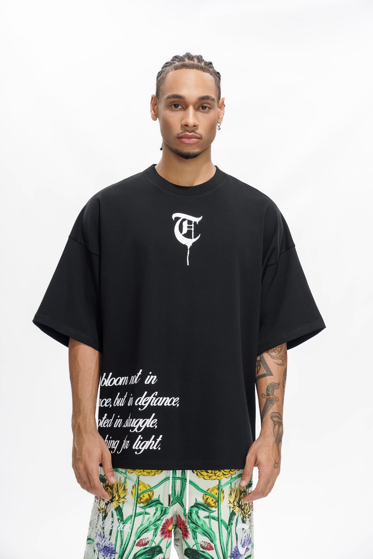 GROWN IN WAR Black Tee -