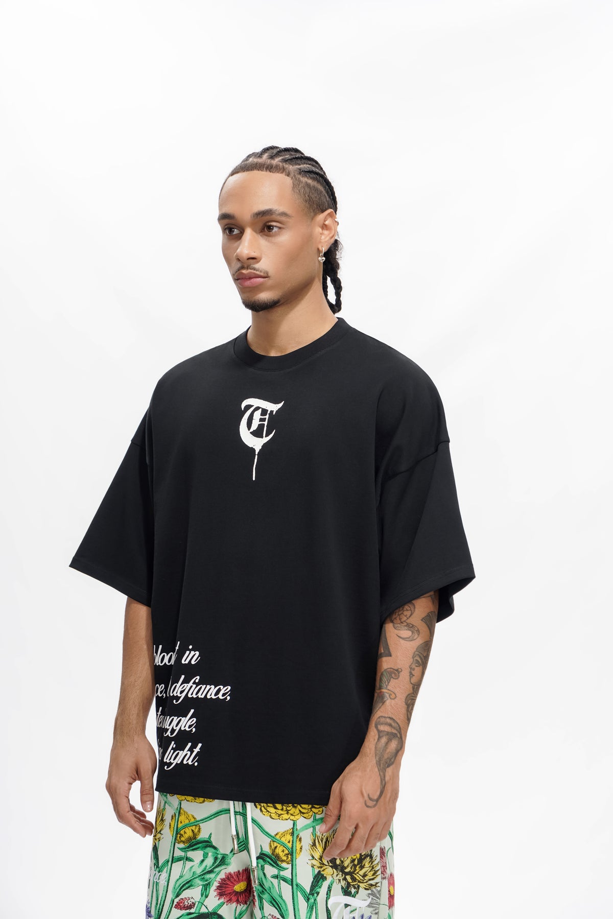 GROWN IN WAR Black Tee -