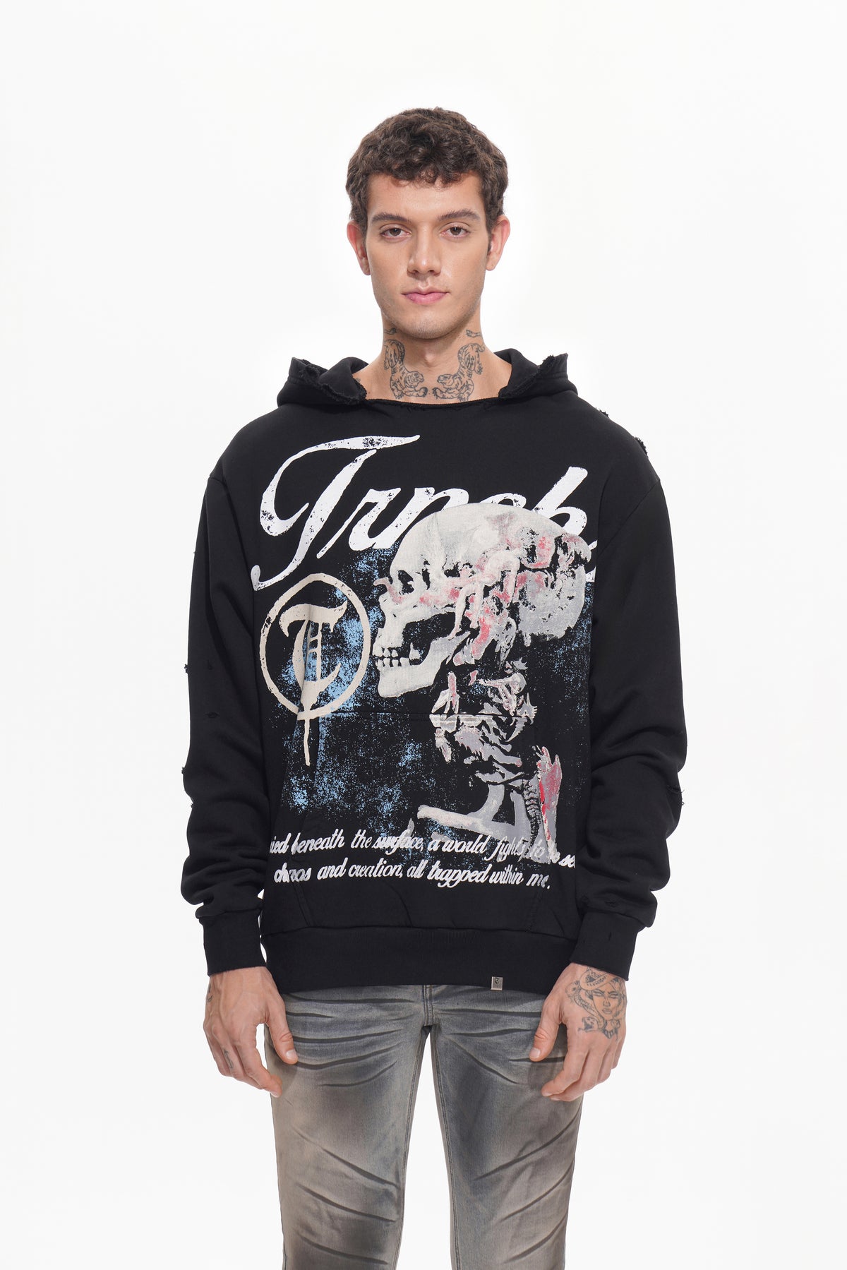 UNSEEN WARS Black Hoodie-