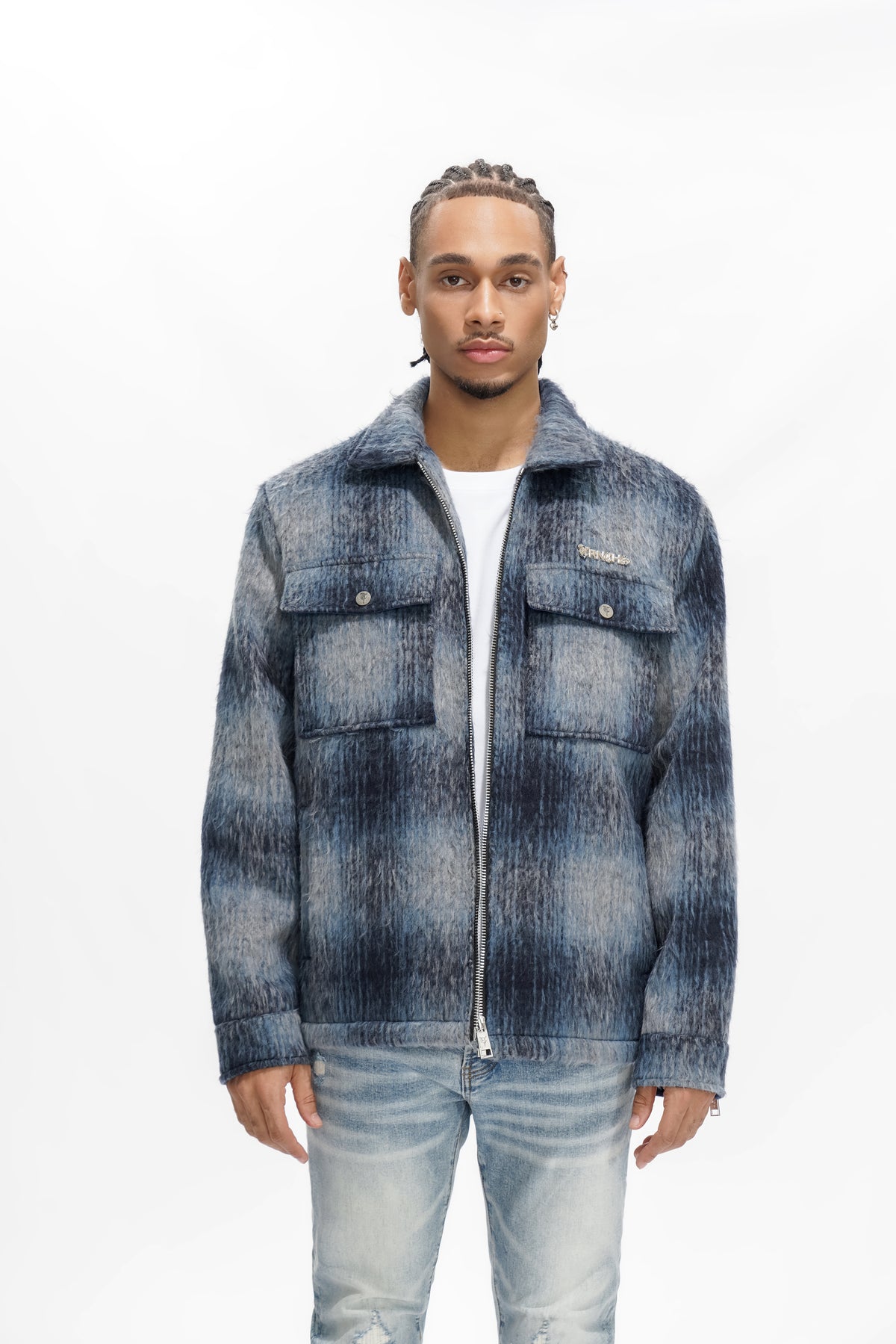BLAZE Mohair Zipper Jacket-