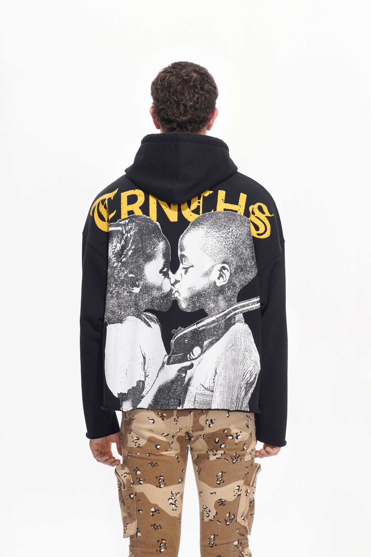 WAR LOVE Black Hoodie-